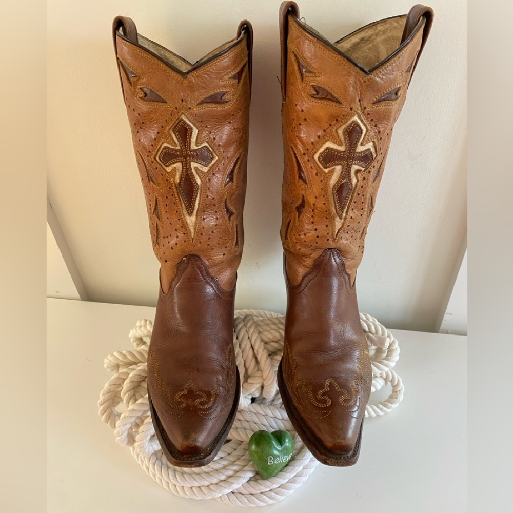 Hot Leather Corral Cowboy Boots